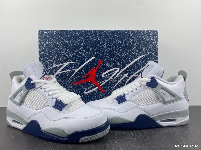 1st Kicks Shoes 4 Midnight DH6927-140 Air Jordan Navy 0717